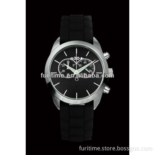watch leather belts flexible watch band fancy wrist watches for men 50m wrist watch case